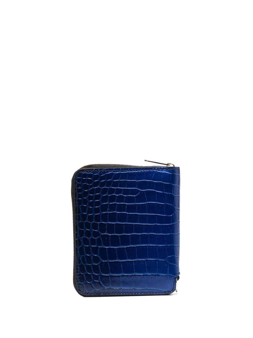 crocodile-effect leather cardholder - 2