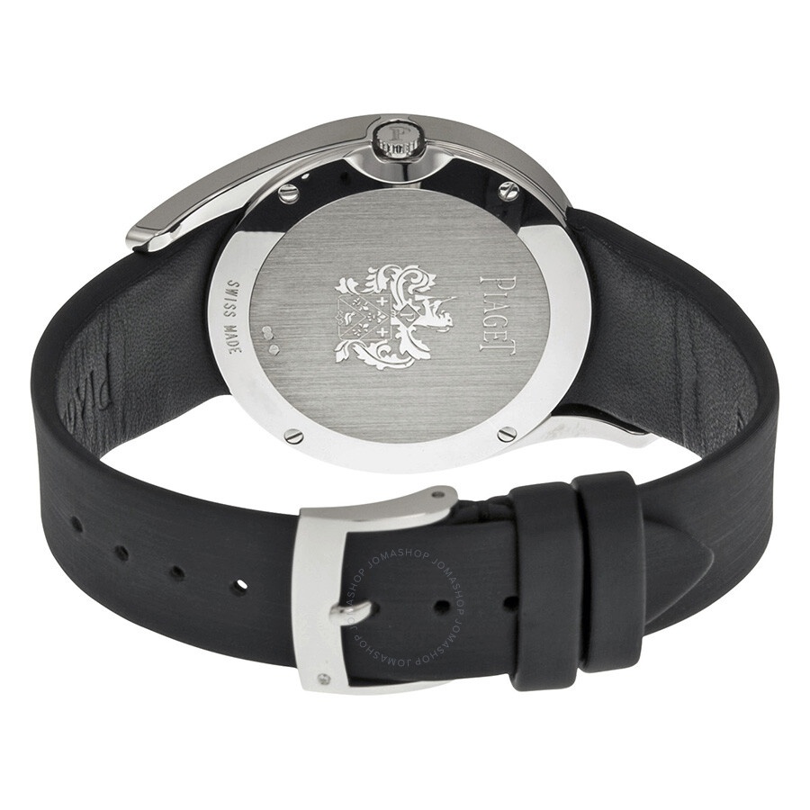 Piaget Limelight Gala Silver Dial Black Satin Strap Ladies Watch G0A39166 - 3
