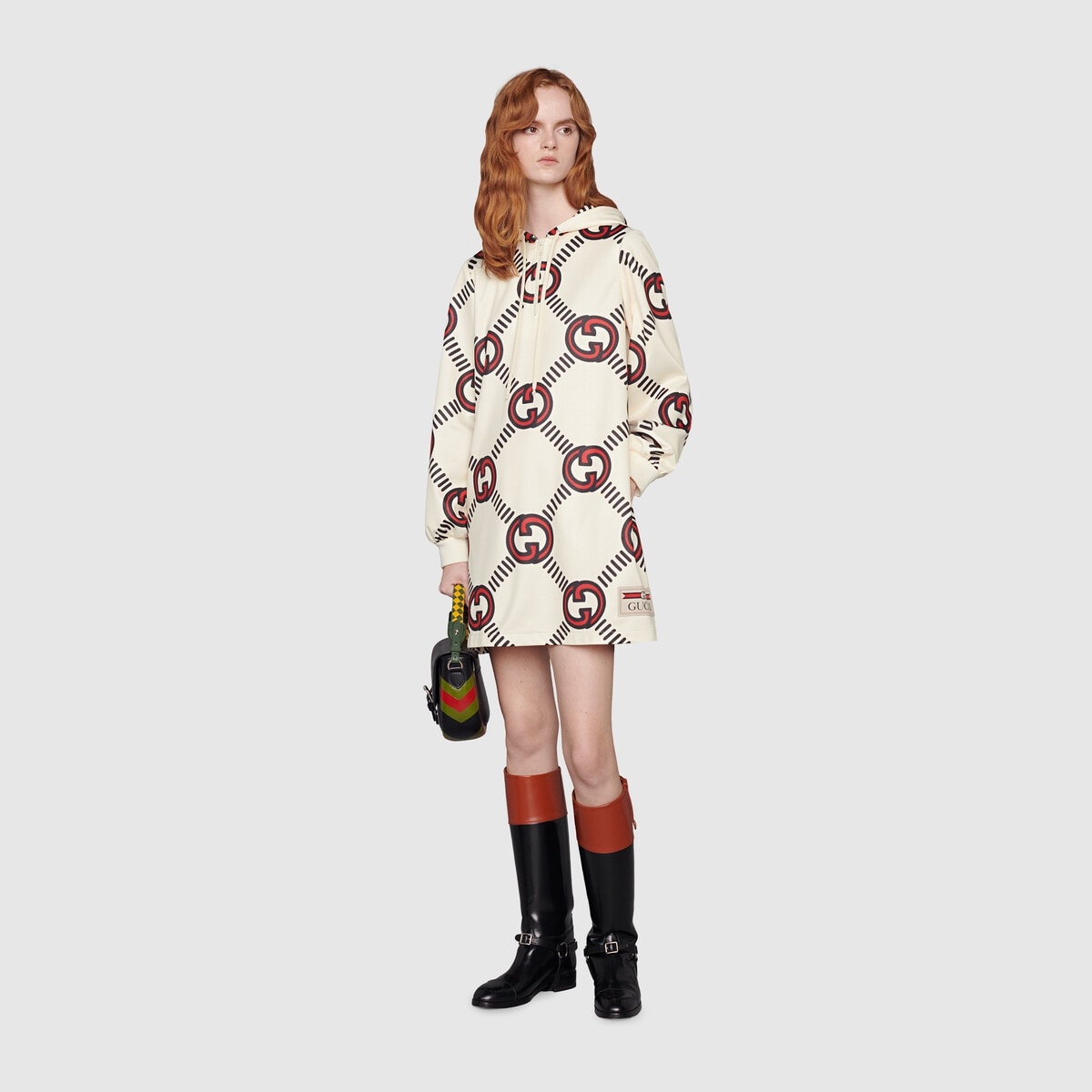 Interlocking G technical jersey dress - 2
