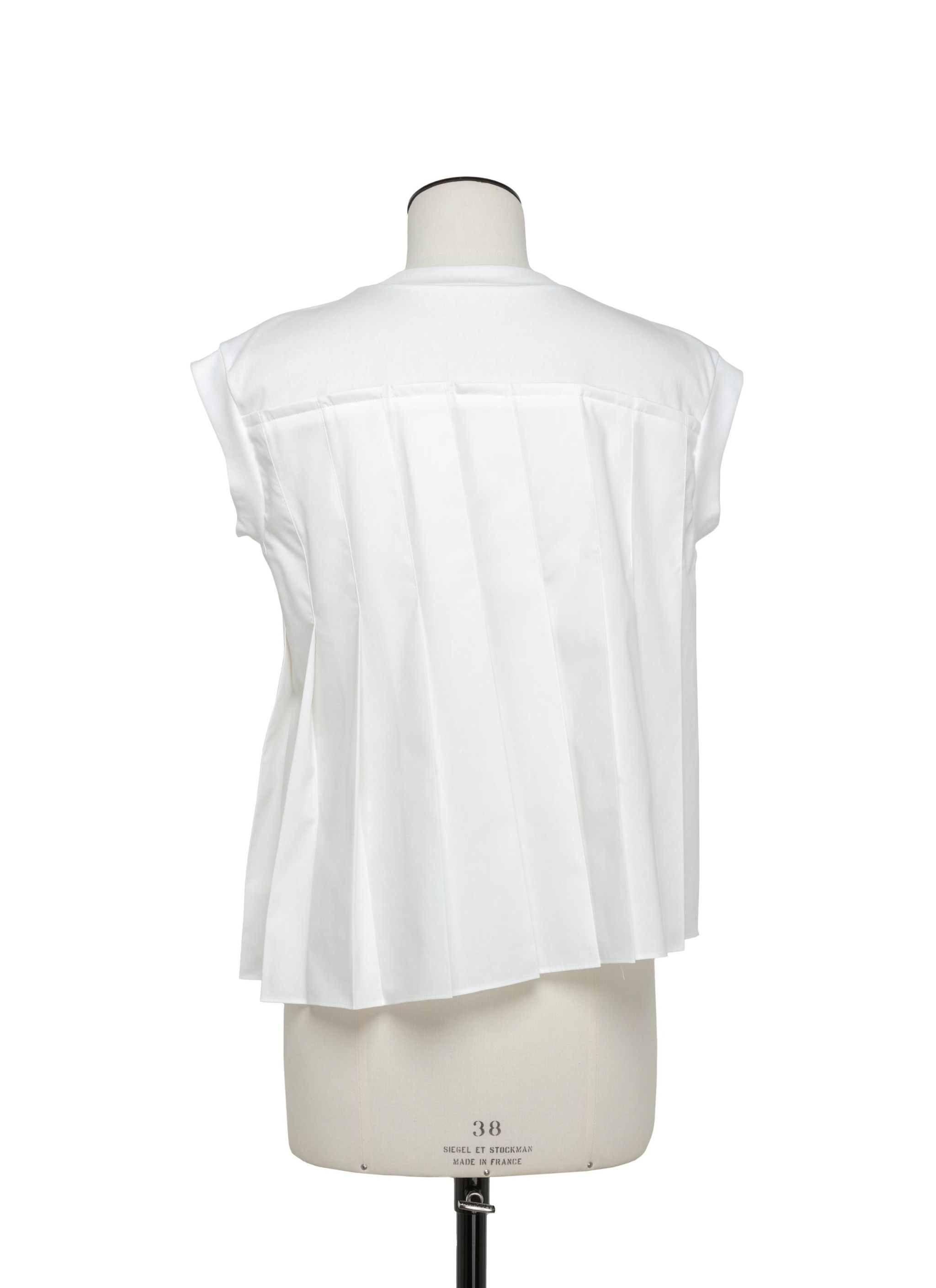sacai Cotton Poplin x Cotton Jersey T-Shirt | REVERSIBLE