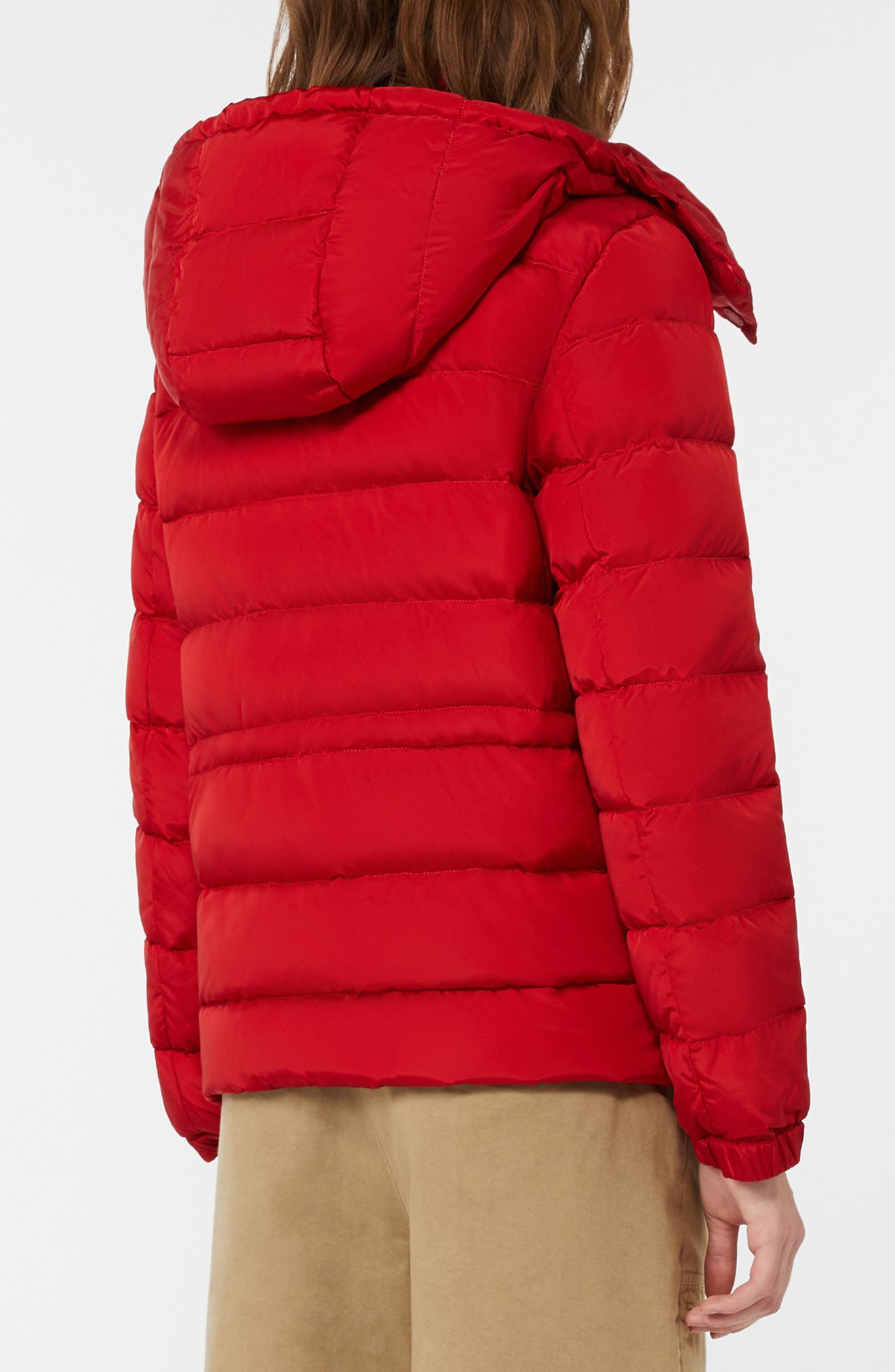 Weekend Max Mara Sax Quilted Down Water Repellent Short Jacket in Red at Nordstrom - 2