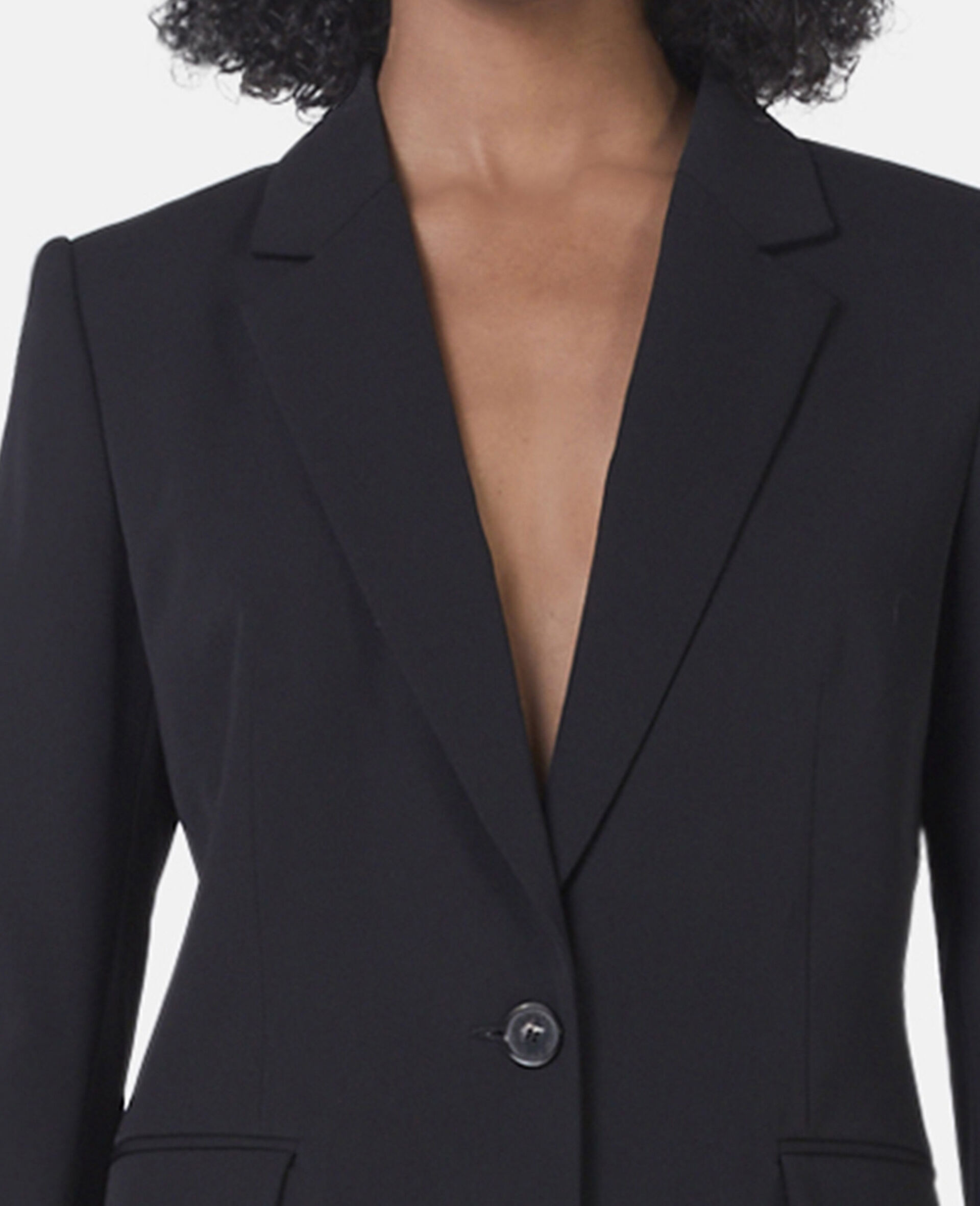 Wool Flannel Slim Fit Boyfriend Blazer - 4