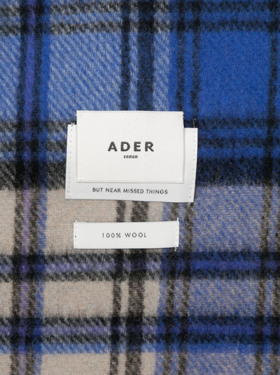 ADER error check-pattern wool scarf outlook