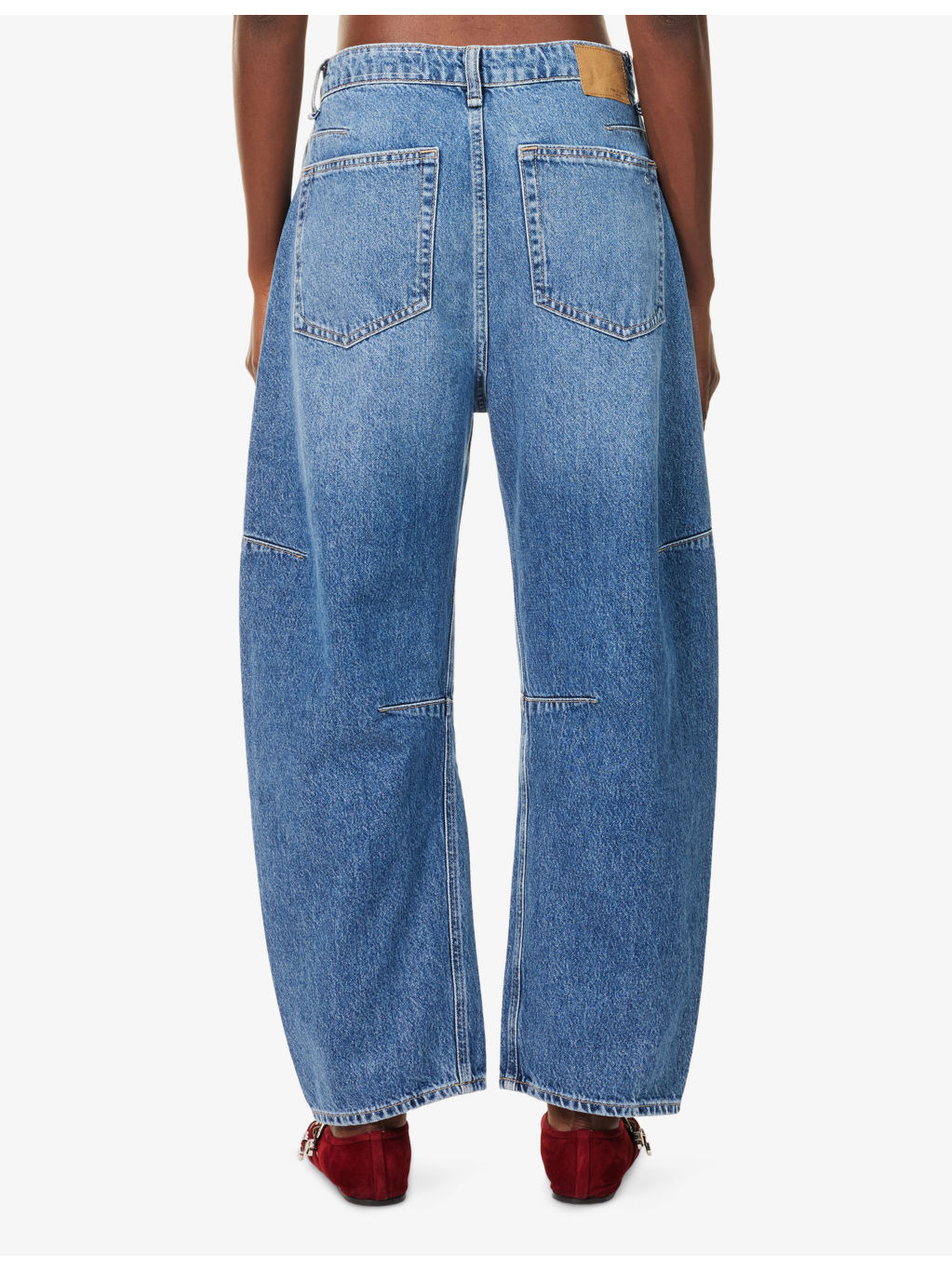 The Charlie Barrel-Leg Denim Jeans - 4