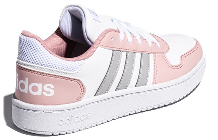 (WMNS) adidas neo Hoops 2.0 'Gray Pink Silver' FW5855 - 4