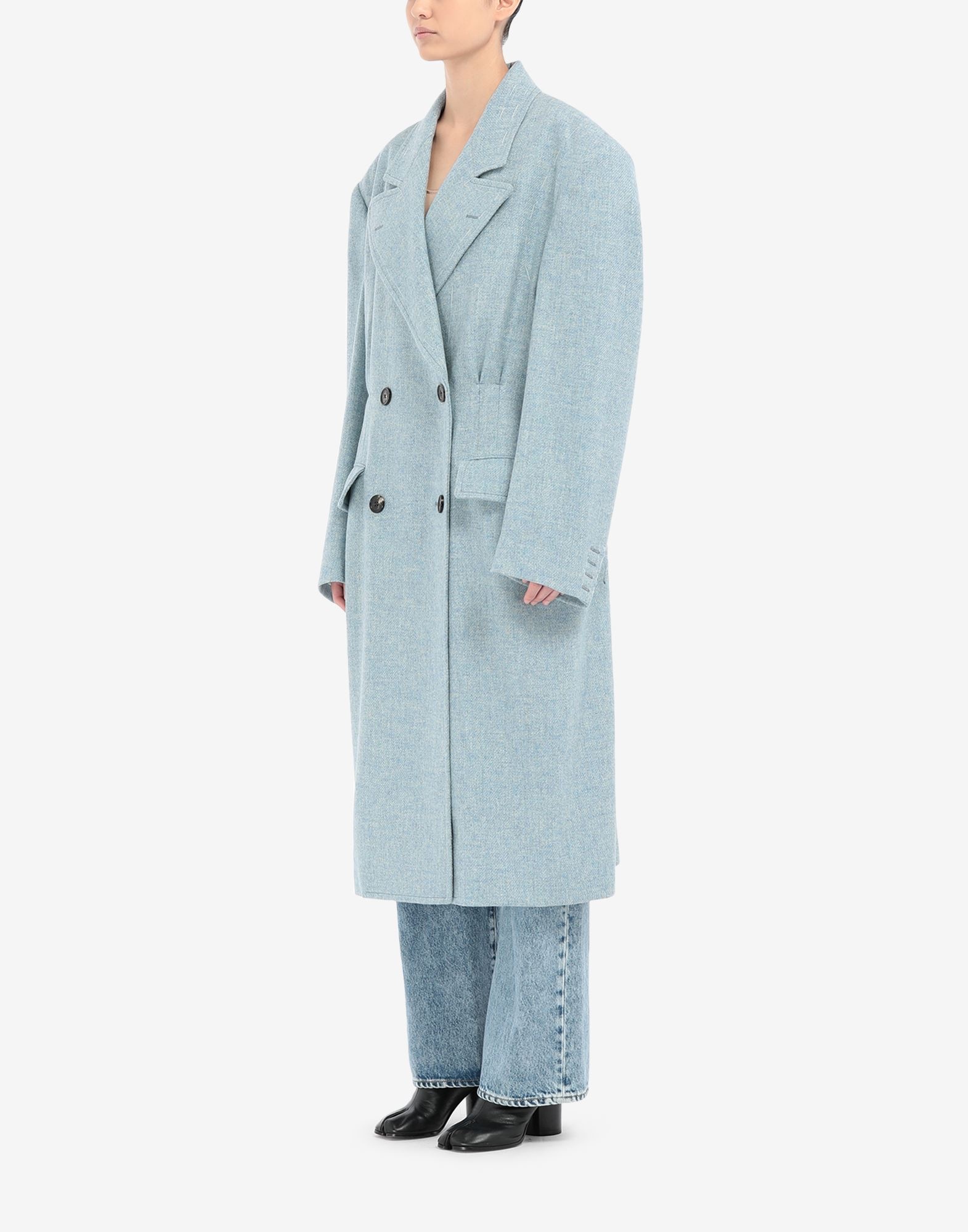 Oversized wool coat - 5