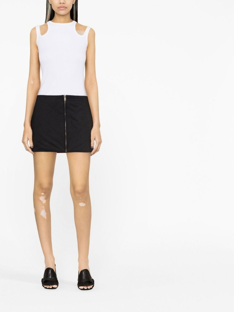 Ksubi reversible zip-up miniskirt outlook
