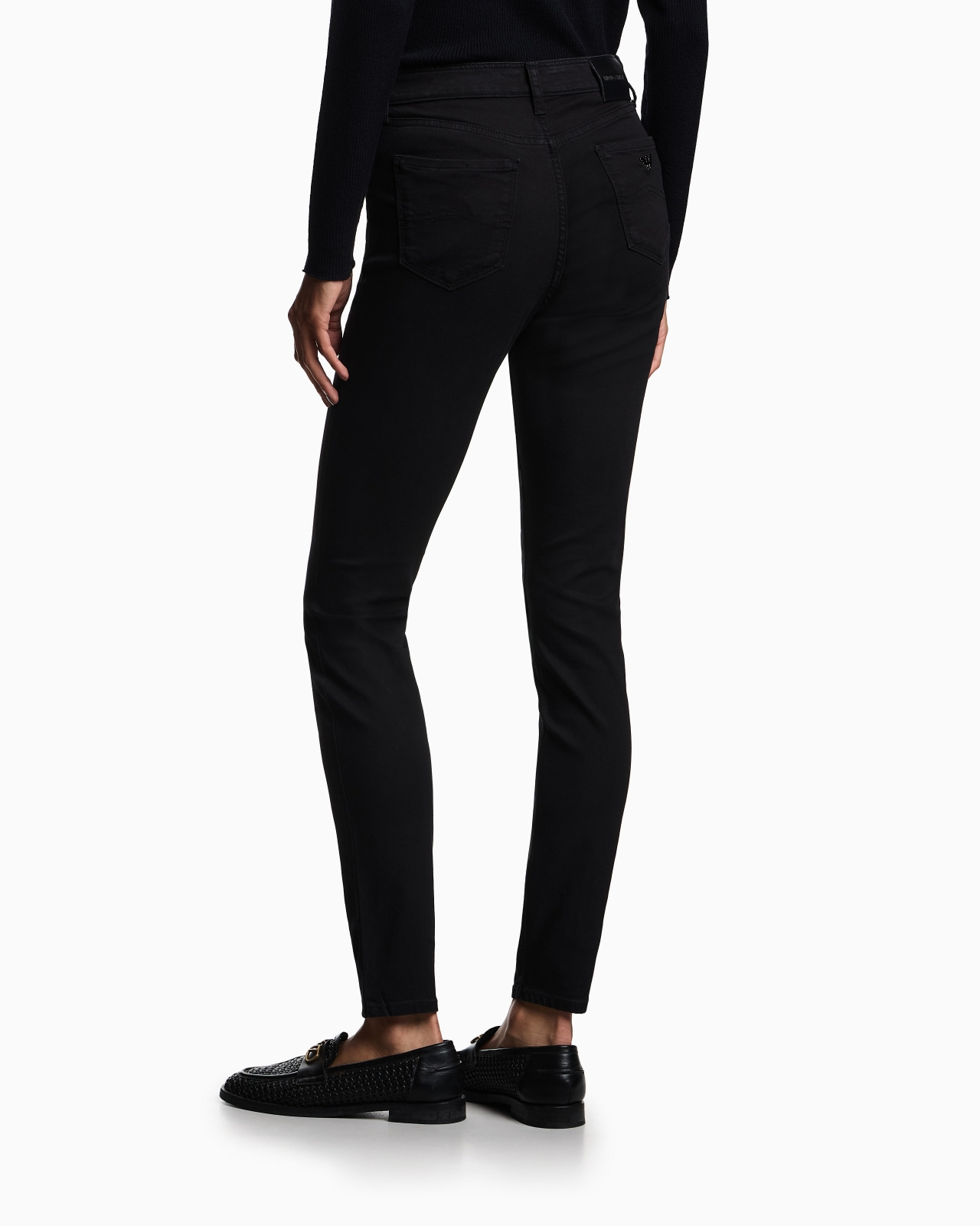 J20 high-waisted super-skinny leg jeans in stretch denim - 3