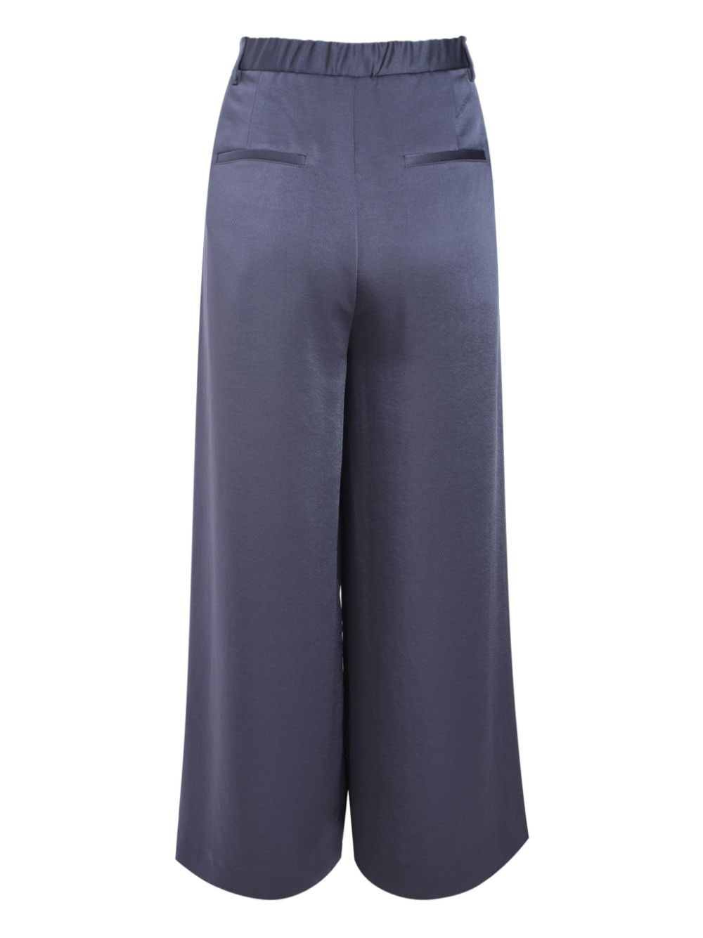 mid-rise satin trousers - 2