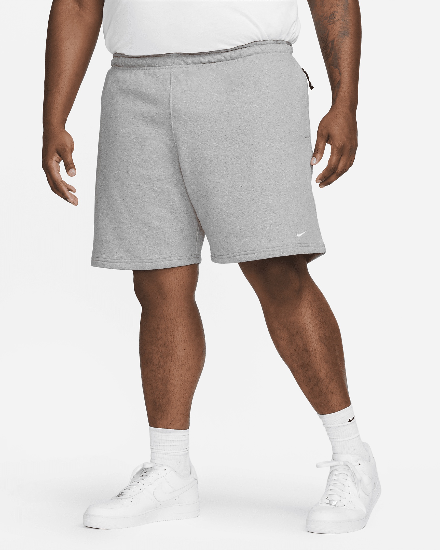 Nike Solo Swoosh Fleece Shorts - 9