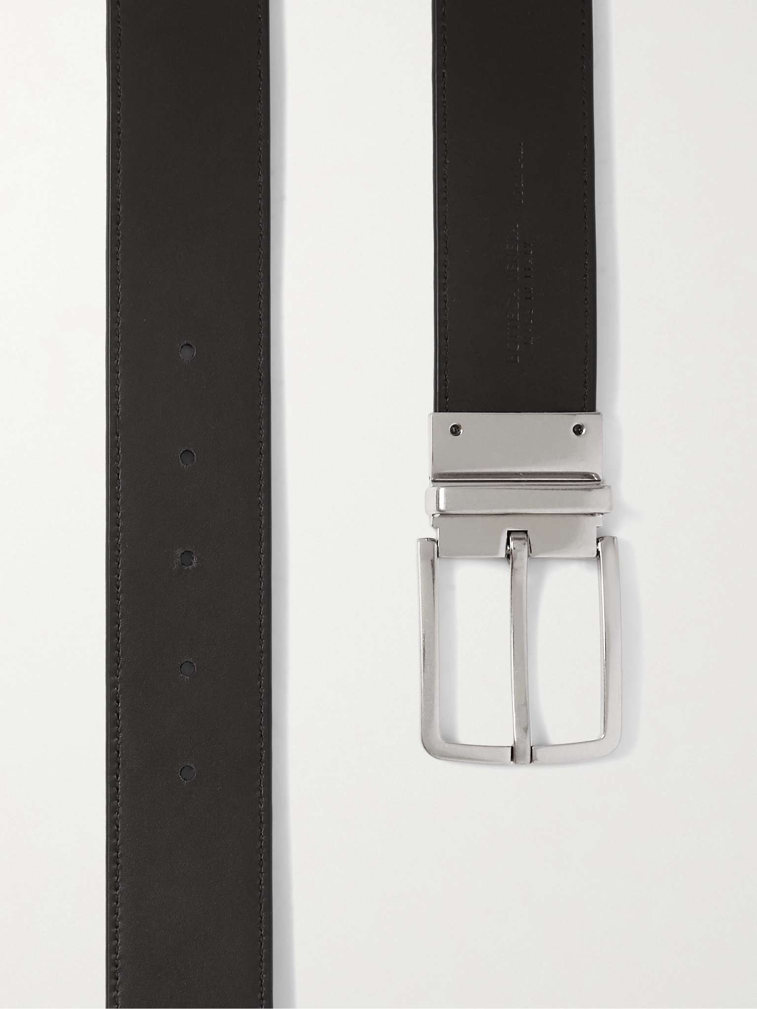 4cm Reversible Intrecciato Leather Belt - 4