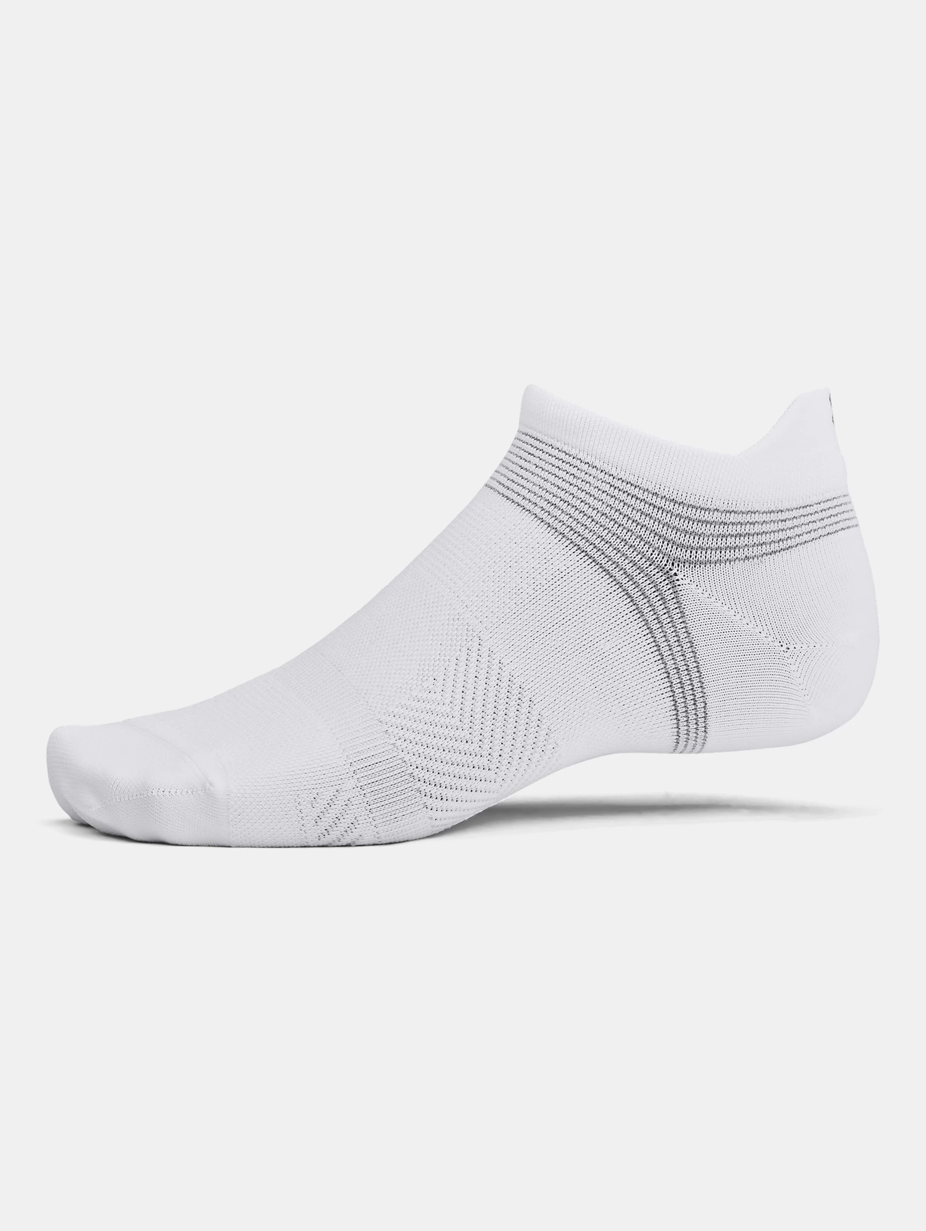 Unisex UA ArmourDry® Run Lite 3-Pack No Show Tab Socks - 4