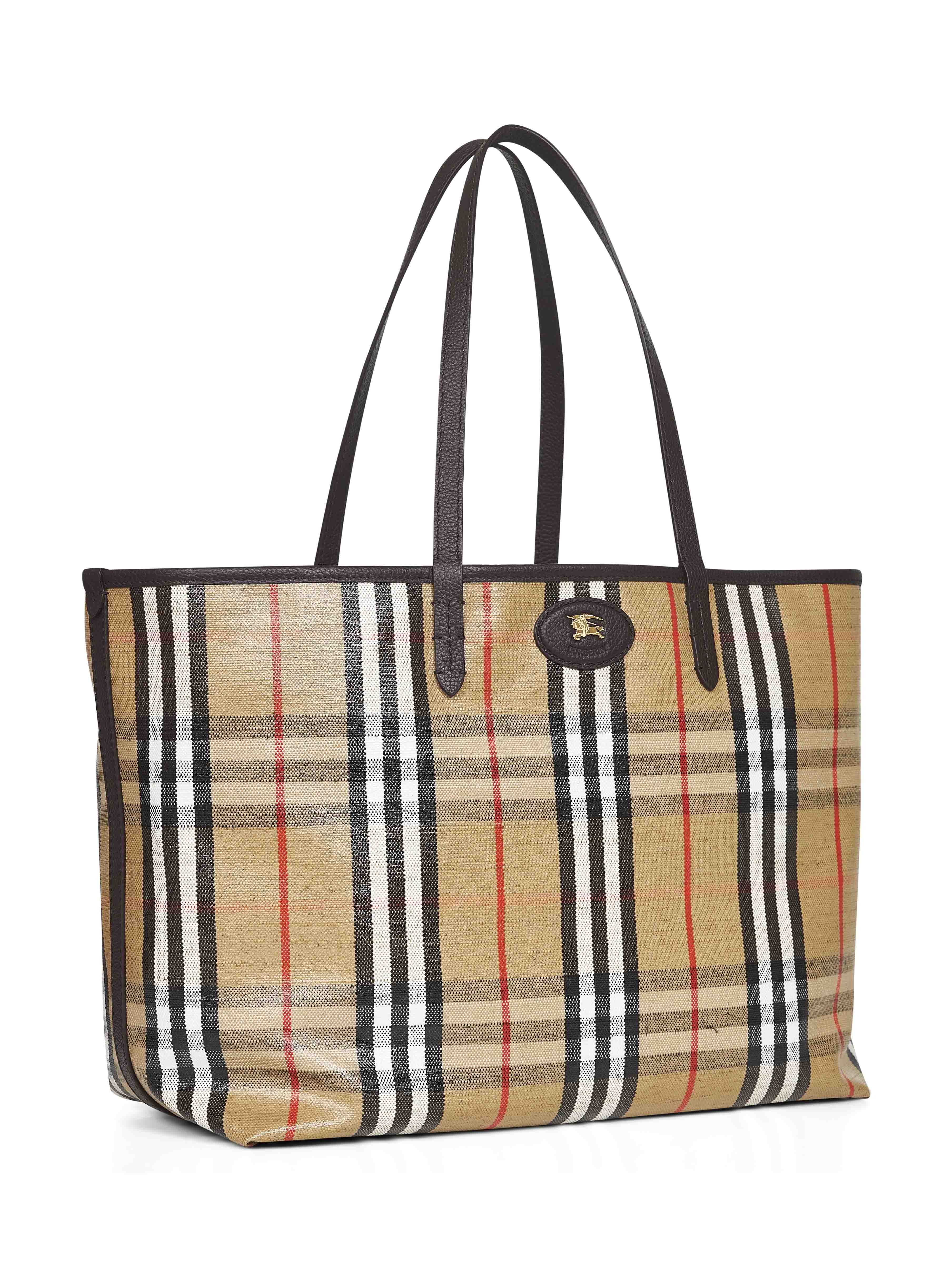 Beige Highlands medium tote bag - 2