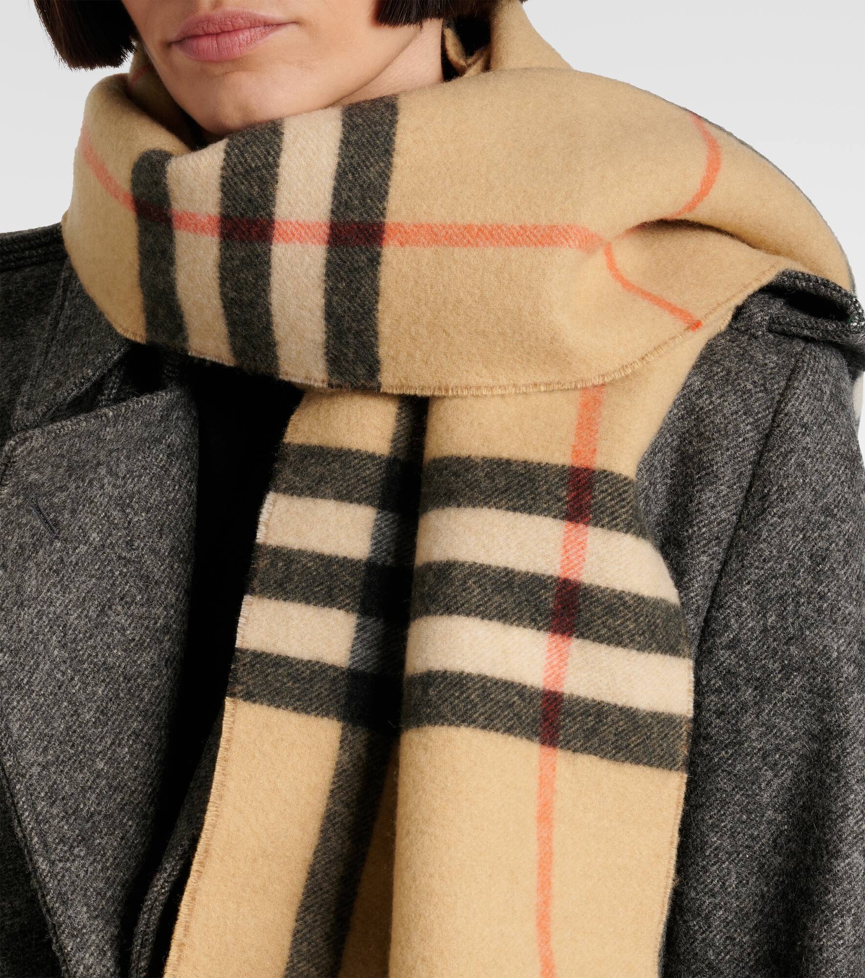 Burberry Check EKD cashmere scarf - 3