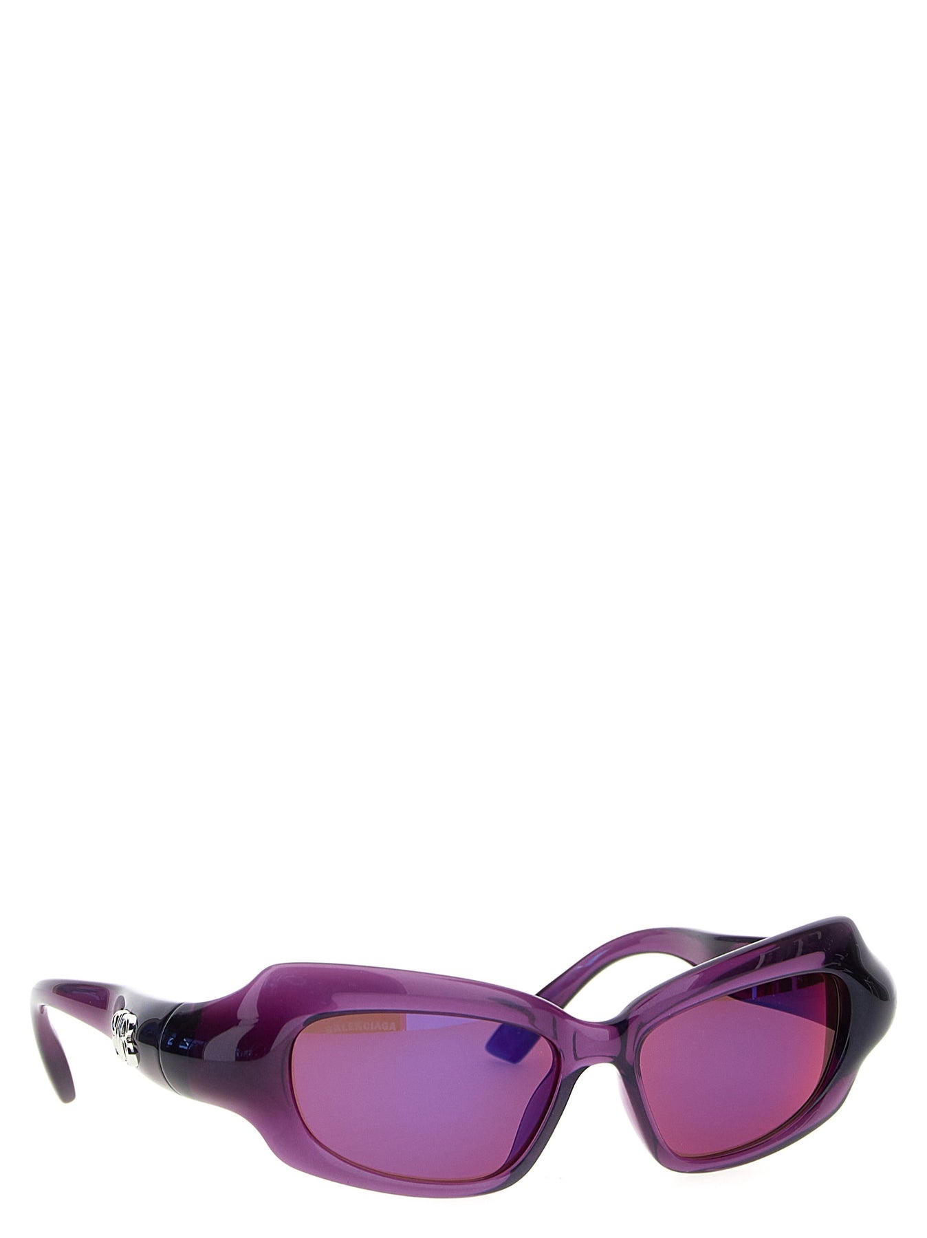 Palazzo Rectangle Sunglasses Purple - 2