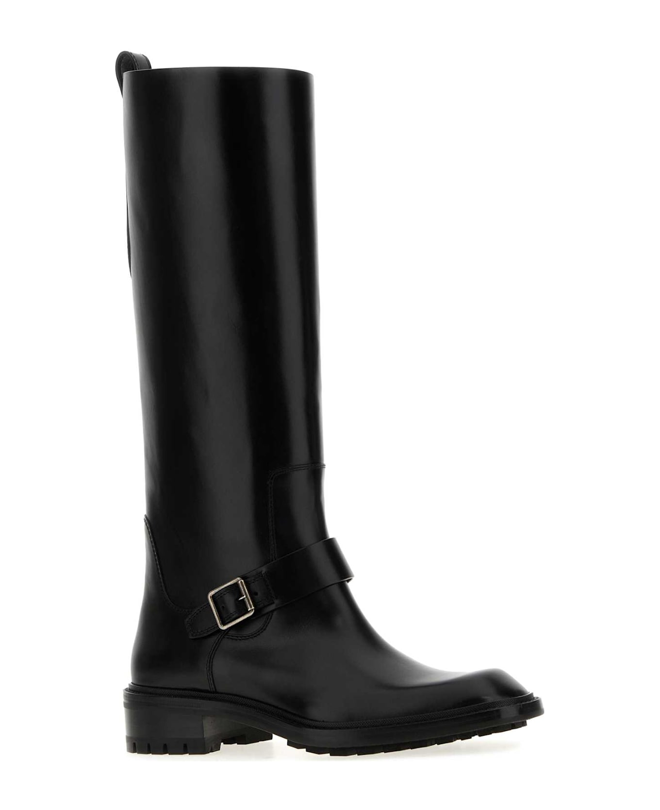 Black Leather Vadim Boots - 2