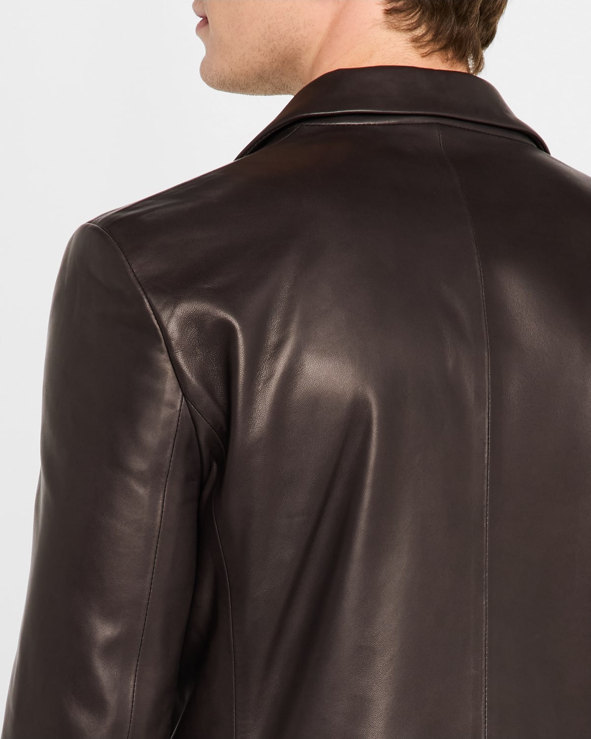 Men's Sexy Leather Palm Beach Jacket - 5