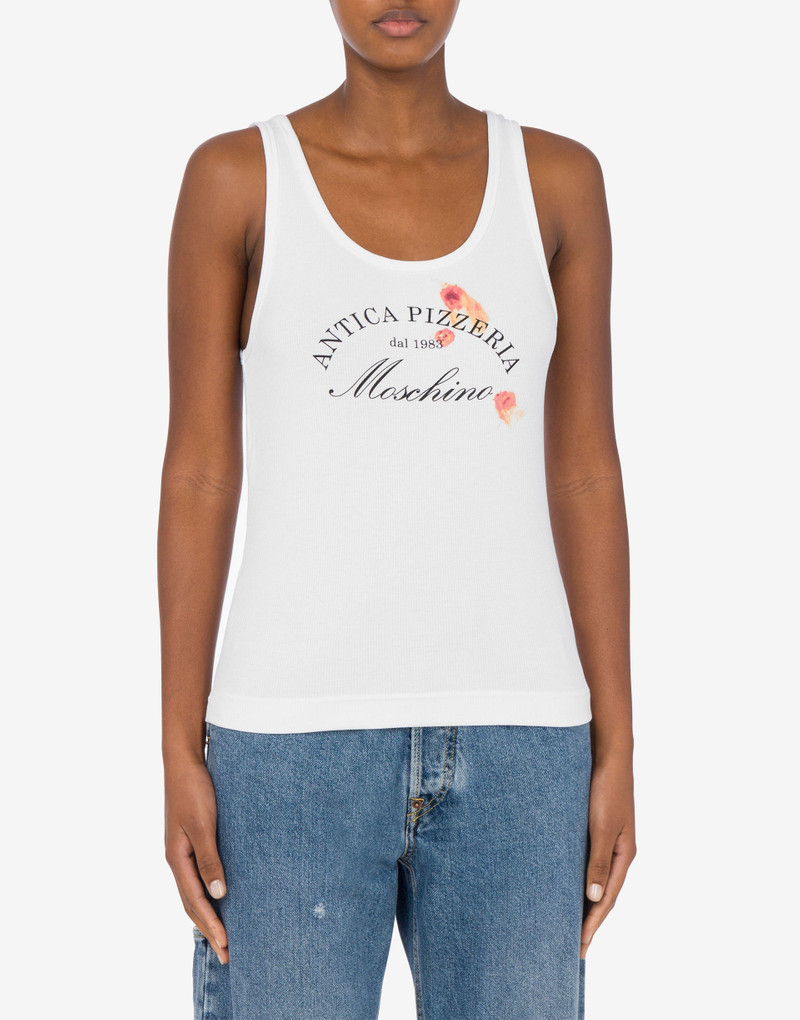 STRETCH COTTON TANK TOP ANTICA PIZZERIA 1