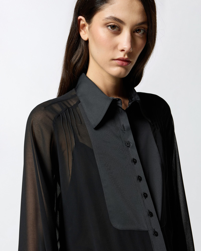SEMI-SHEER LONG DRESS 5