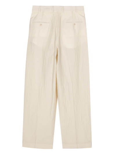 A.P.C. crepe straight trousers outlook