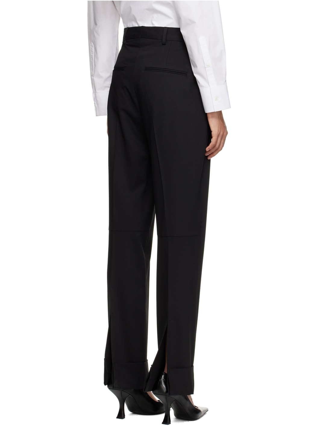 Black Tailored Trousers - 3