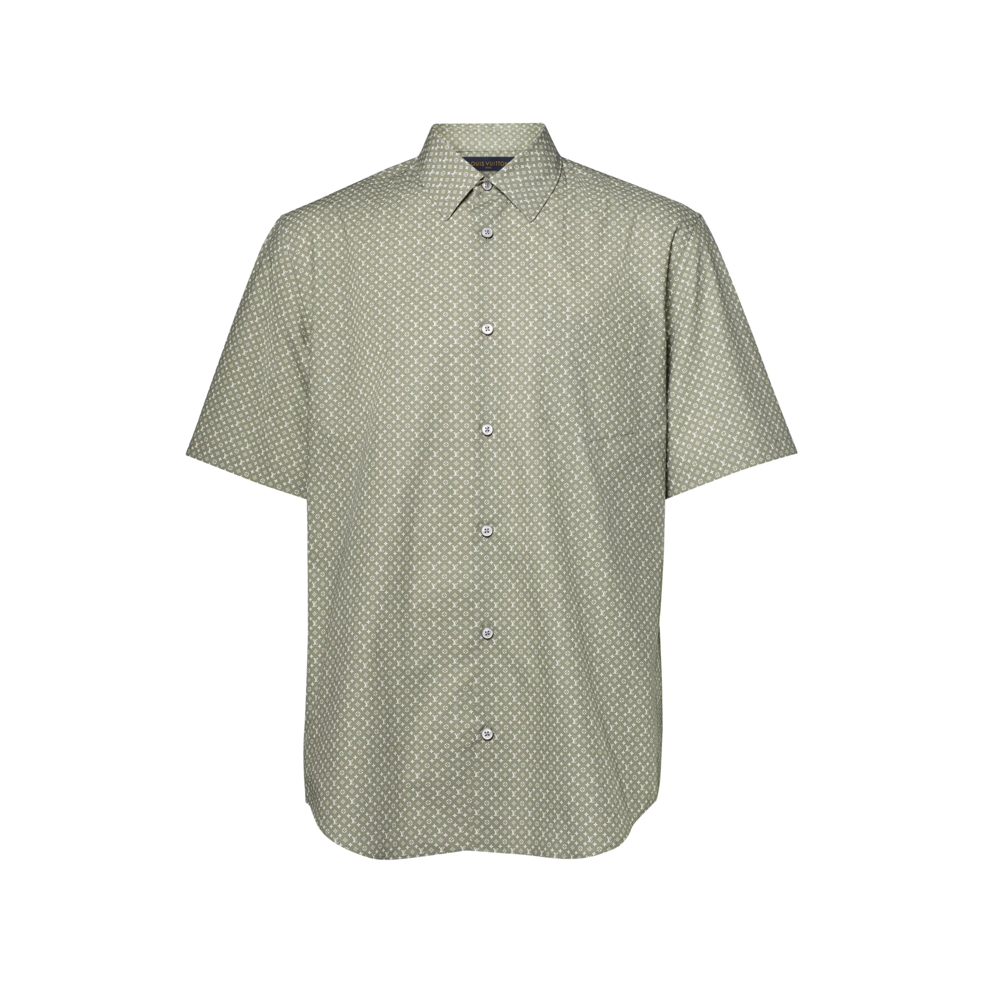 Nanogram Print Short-Sleeved Shirt - 1