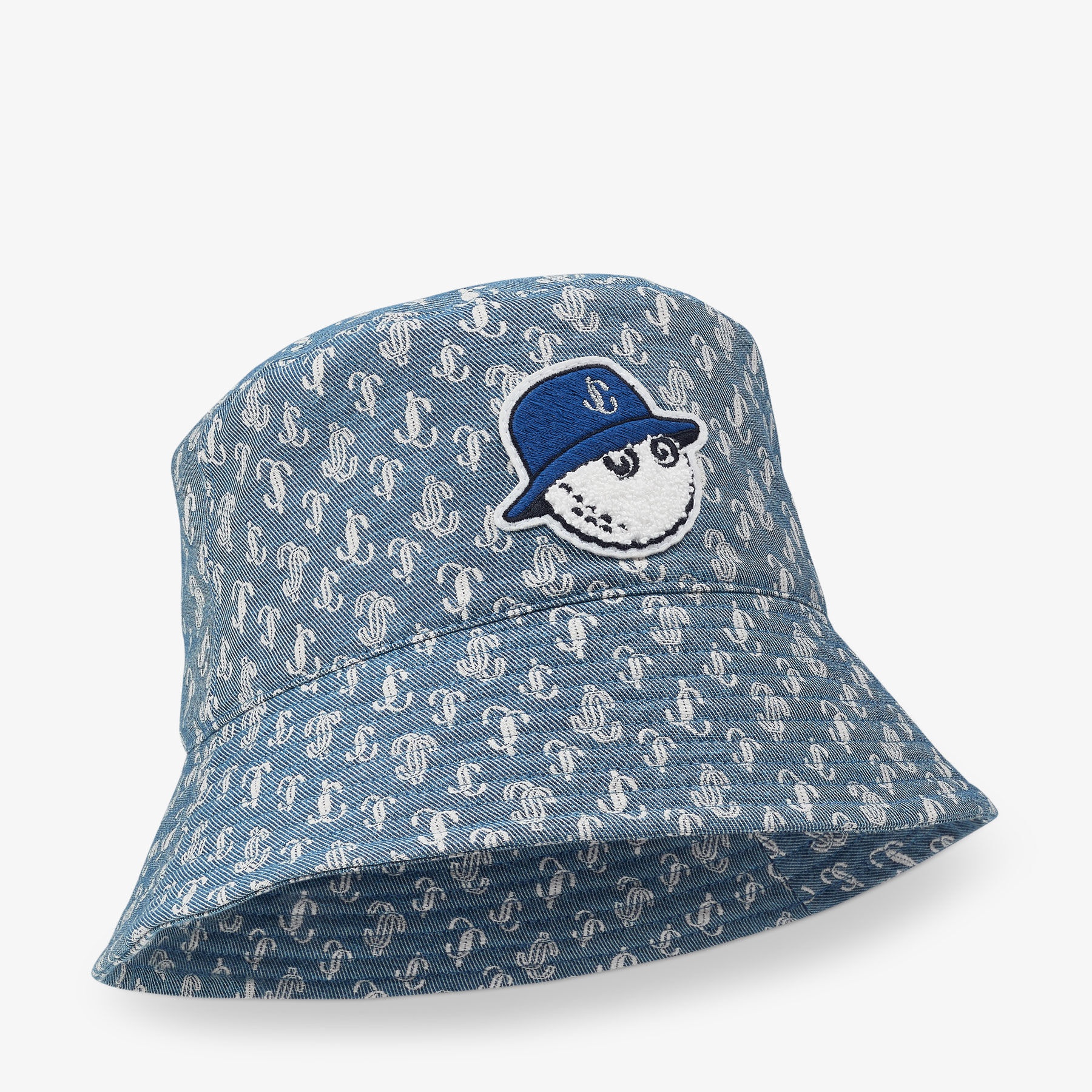 Jimmy Choo / Malbon Bucket Hat
Denim Monogram Bucket Hat - 3