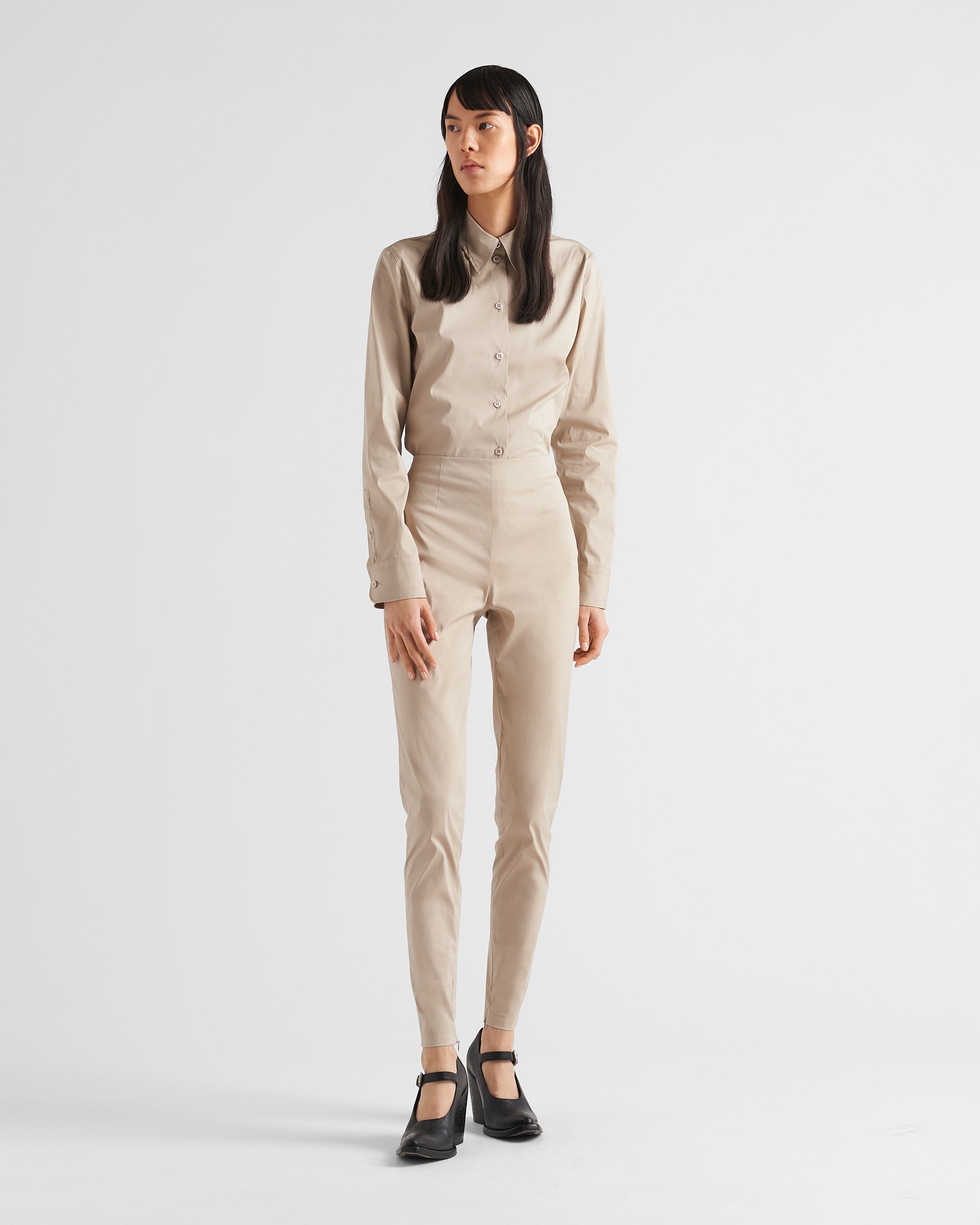 Stretch poplin shirt - 2