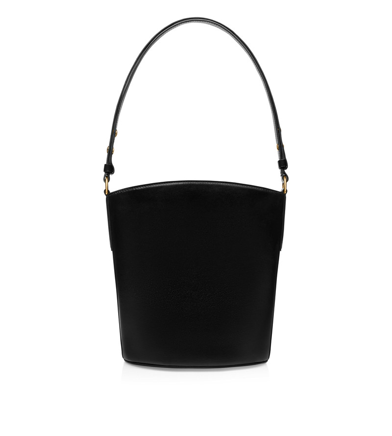 PALMELLATO-EFFECT LEATHER WHITNEY MEDIUM BUCKET BAG 3