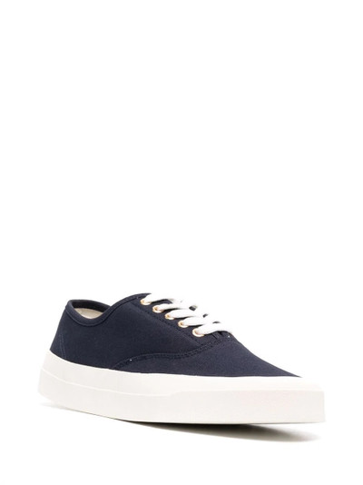 Maison Kitsuné low-top canvas sneakers outlook