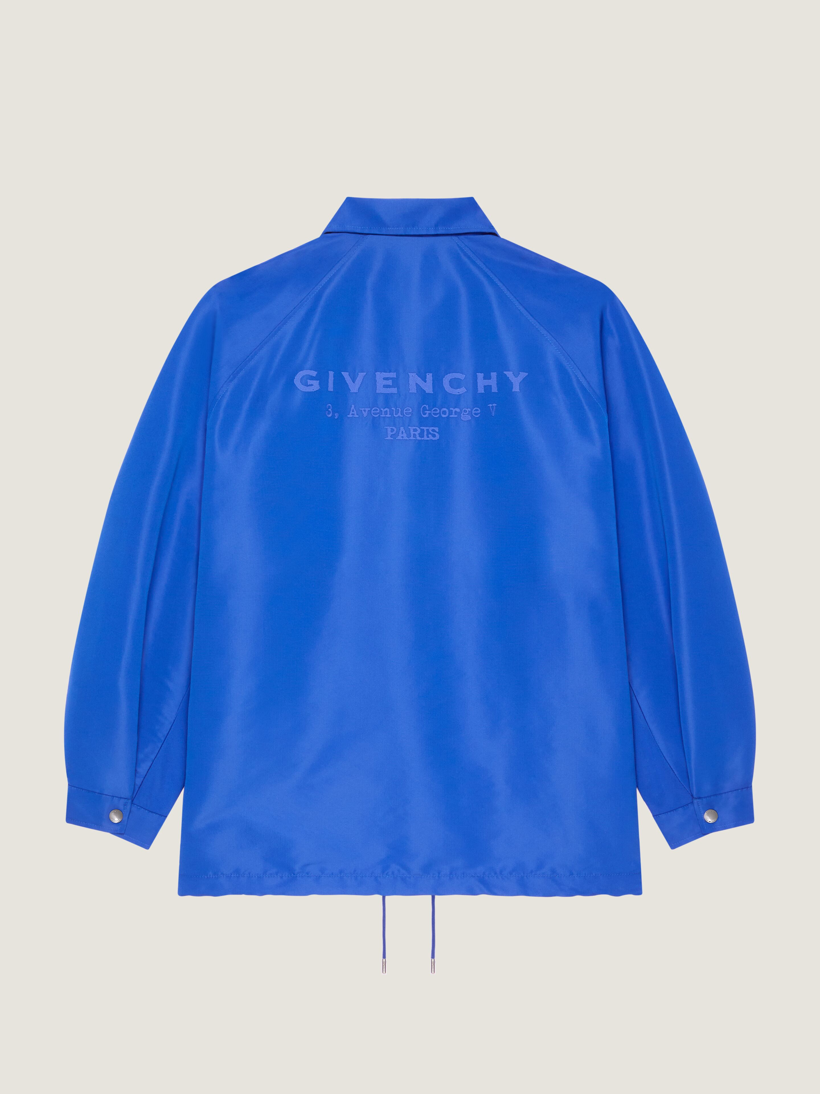 JACKET WITH GIVENCHY STAMP EMBROIDERY - 4