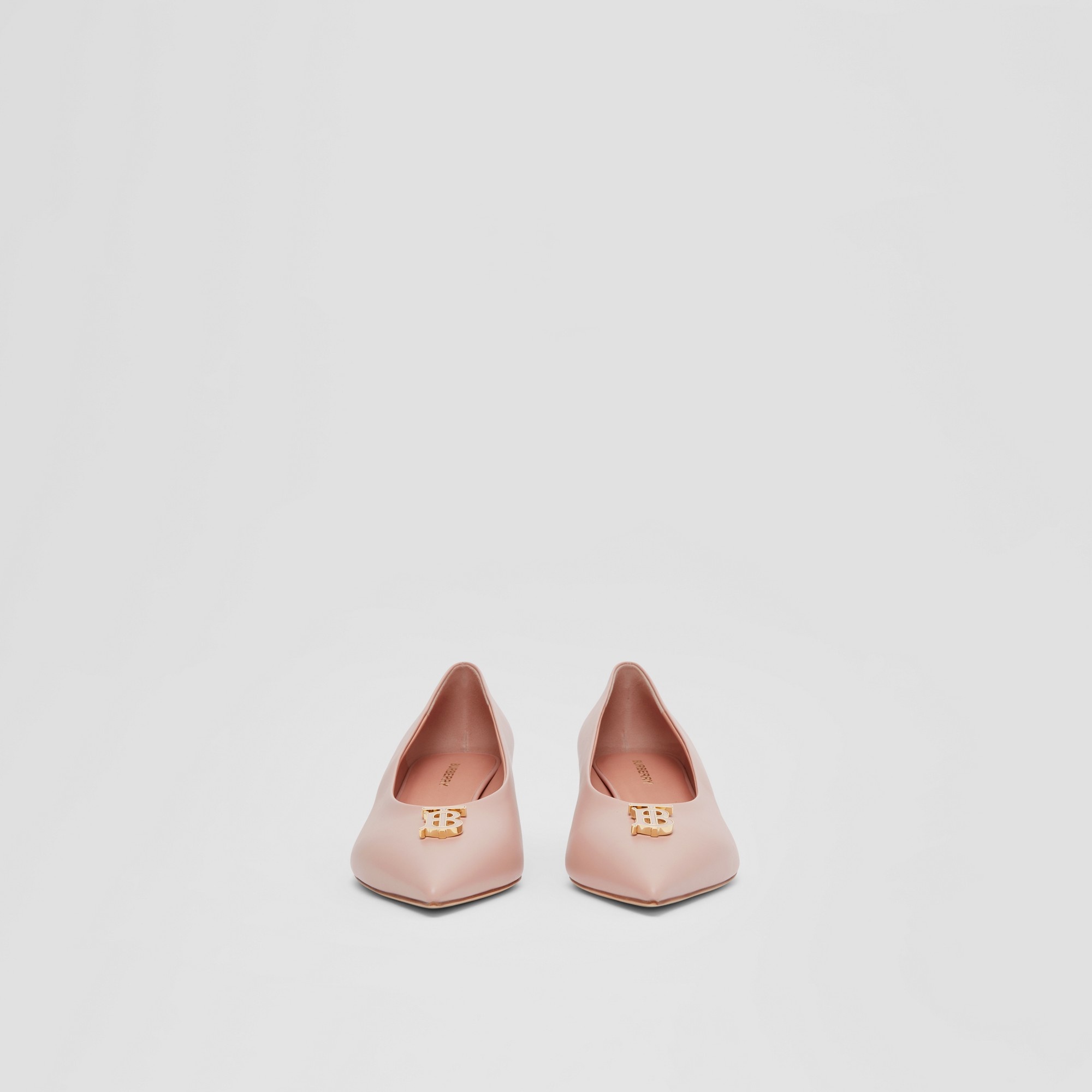 Monogram Motif Leather Point-toe Pumps - 5