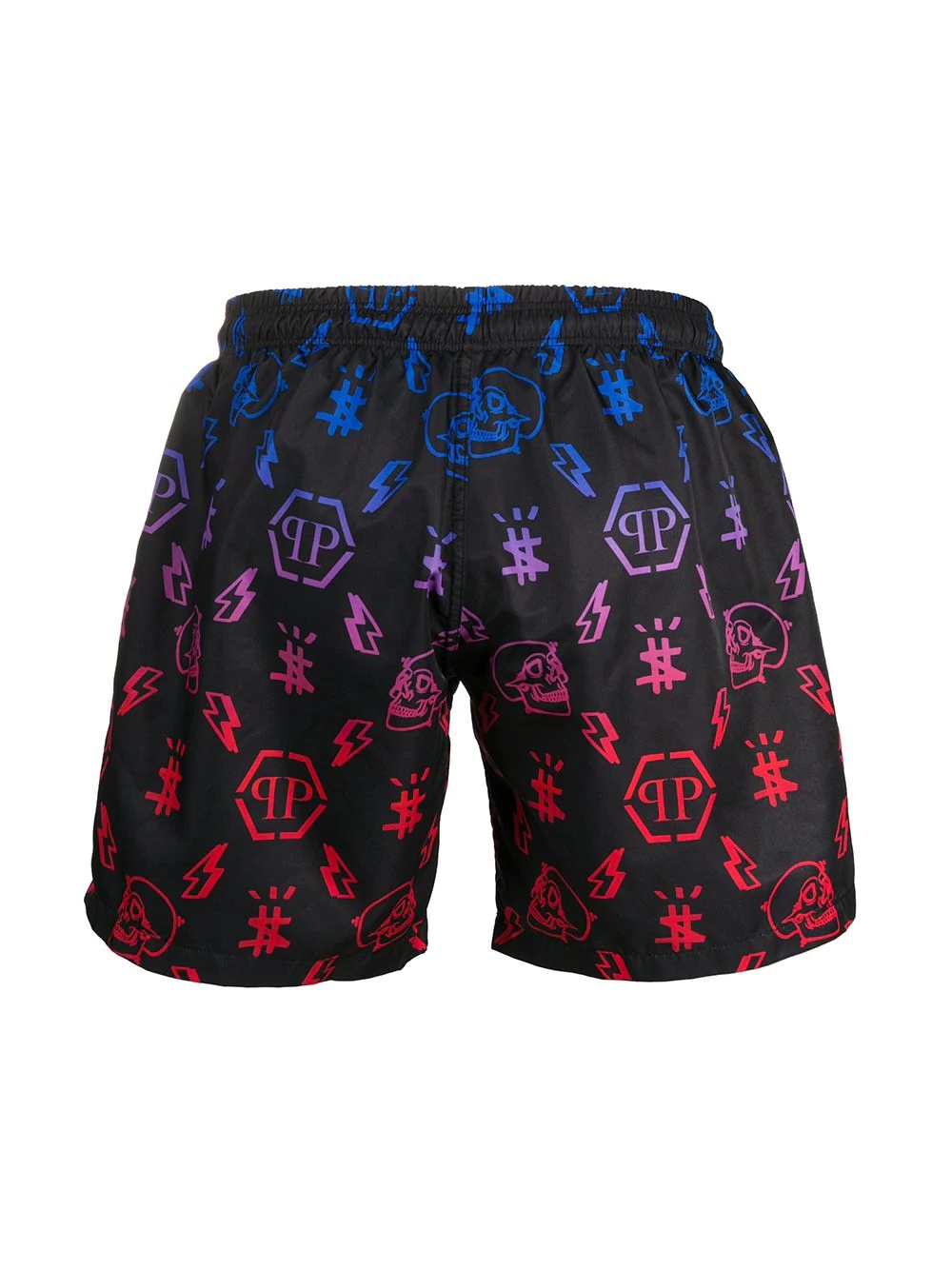 monogram-print swim shorts - 2