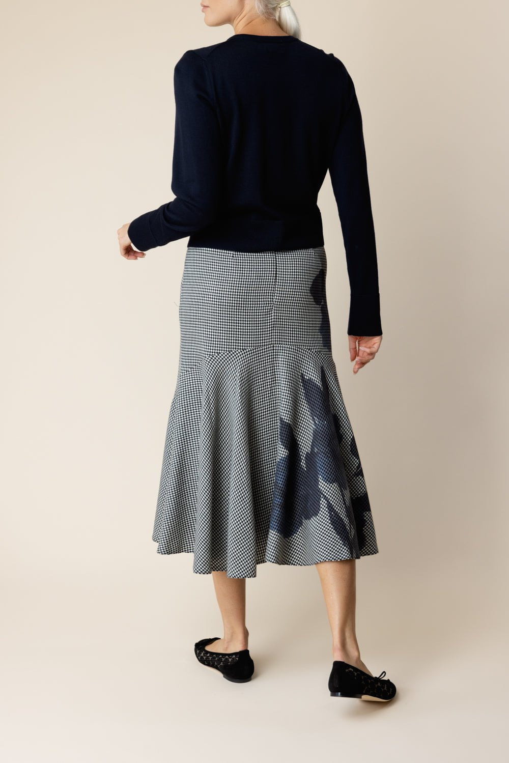 Button Down Cardigan - Navy - 4