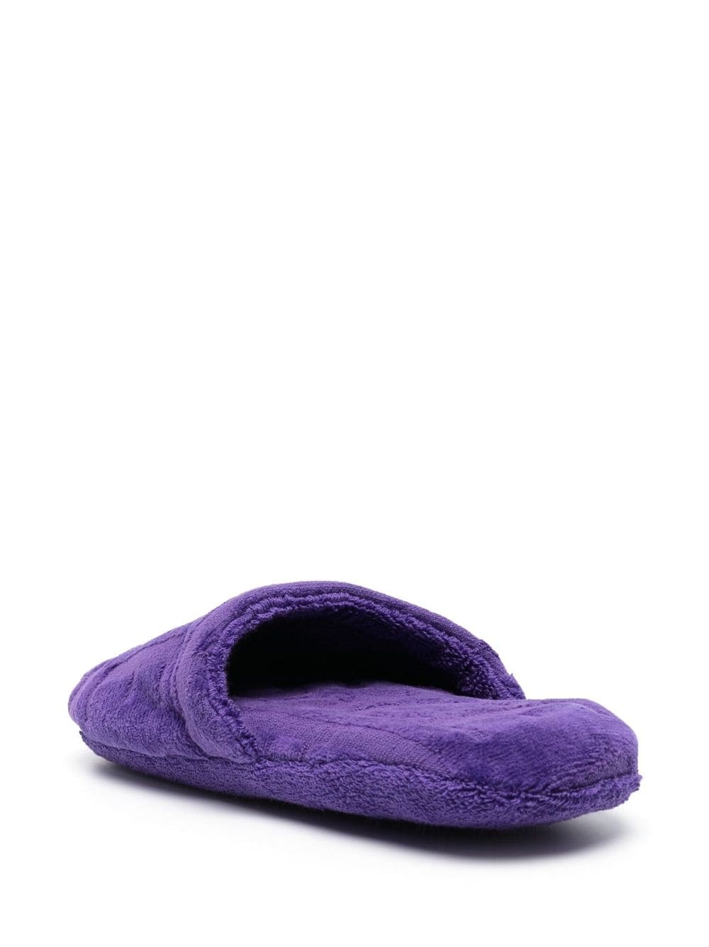 towelling-logo slippers - 3