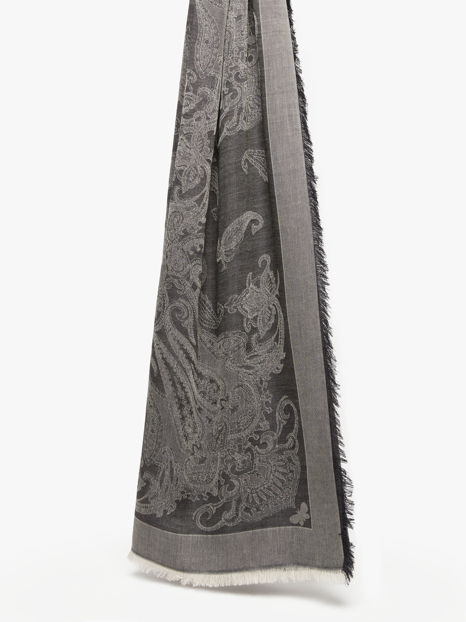 ADITO Jacquard-knit viscose and modal stole - 1
