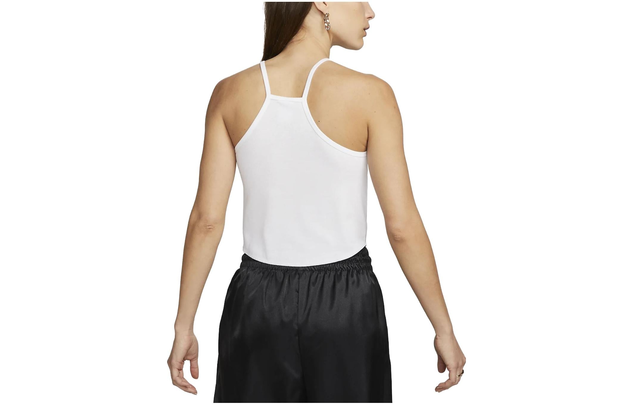(WMNS) Nike Sportswear Essentials Ribbed Tank 'White' DV7961-100 - 2