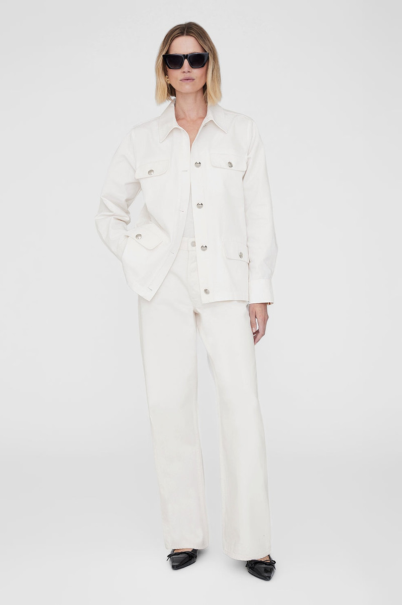 ANINE BING Corey Jacket - Ecru outlook