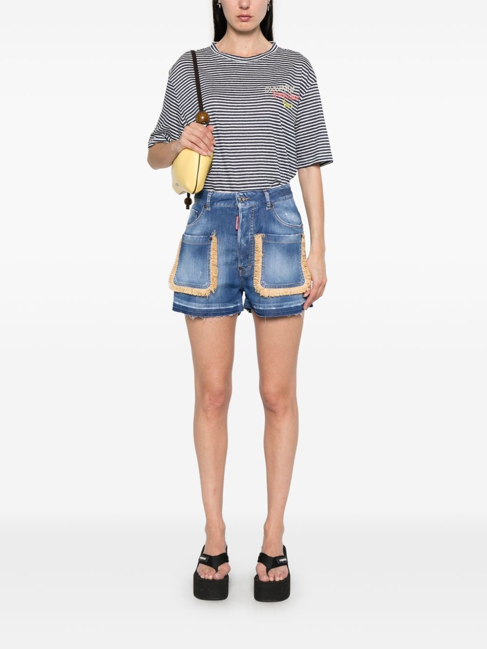 raphia shorts - 2