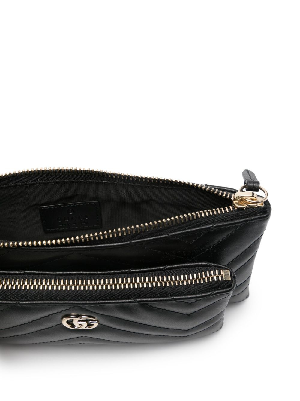 quilted chain clutch bag - 5