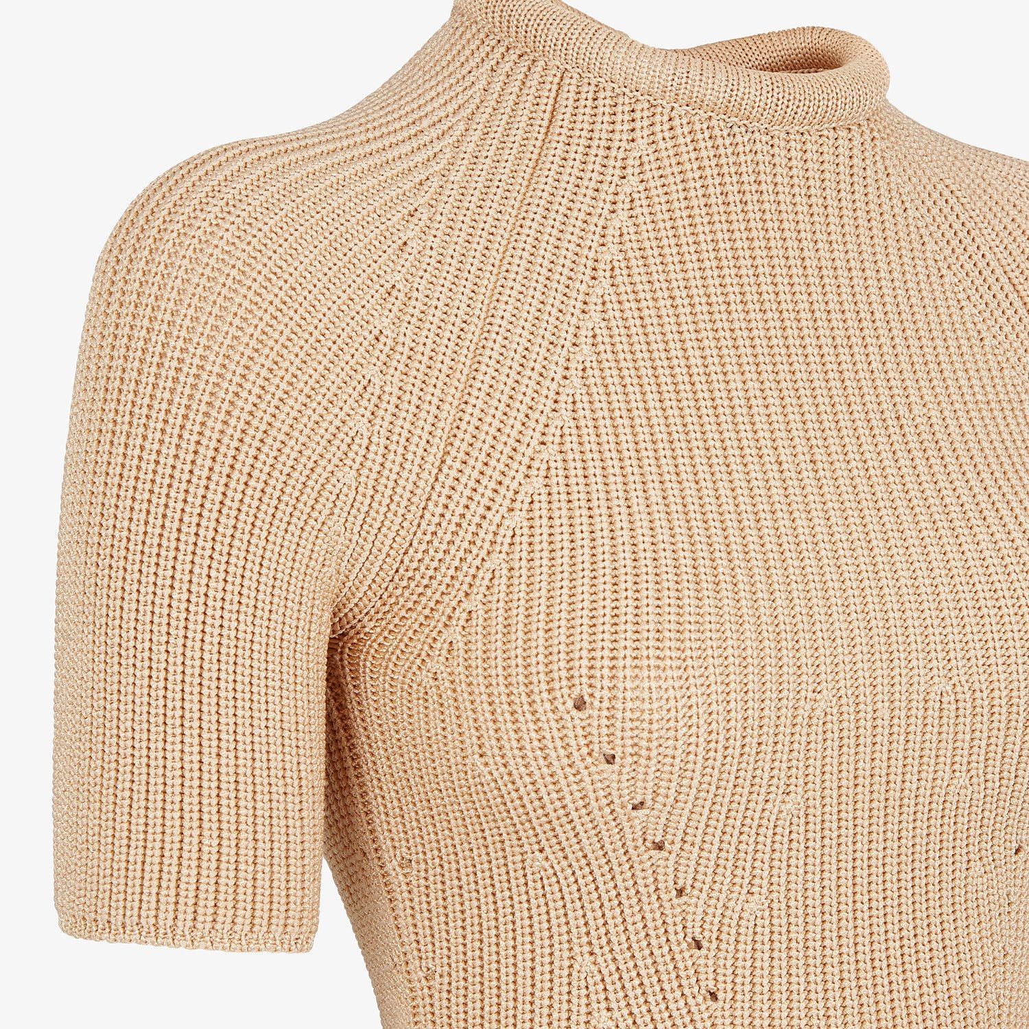 Sweater in beige silk - 3