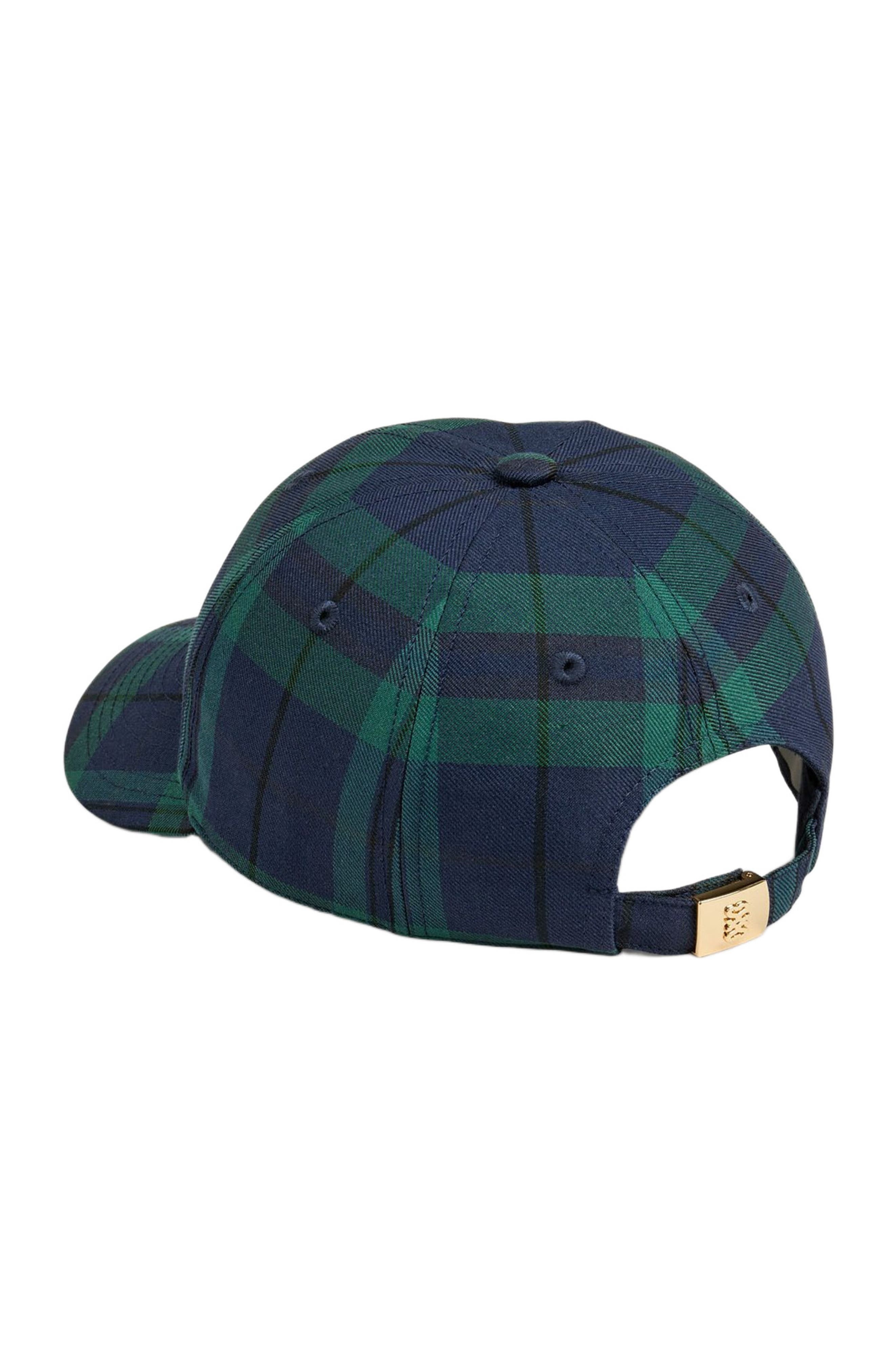 SANDRO Checked cap in Green /Blue at Nordstrom - 3