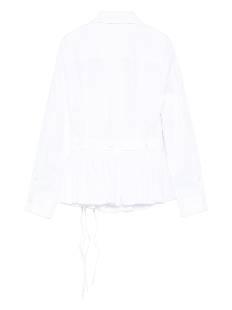 rokh pleated-panel shirt outlook