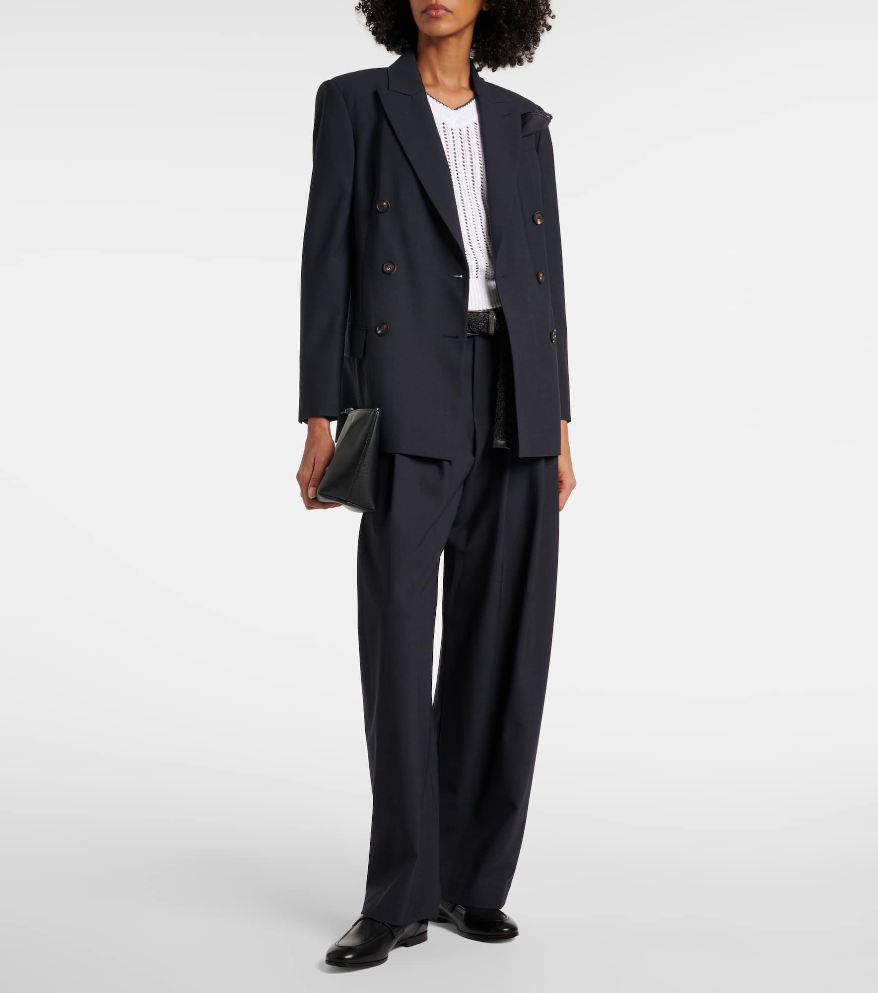 Wool-blend blazer - 2