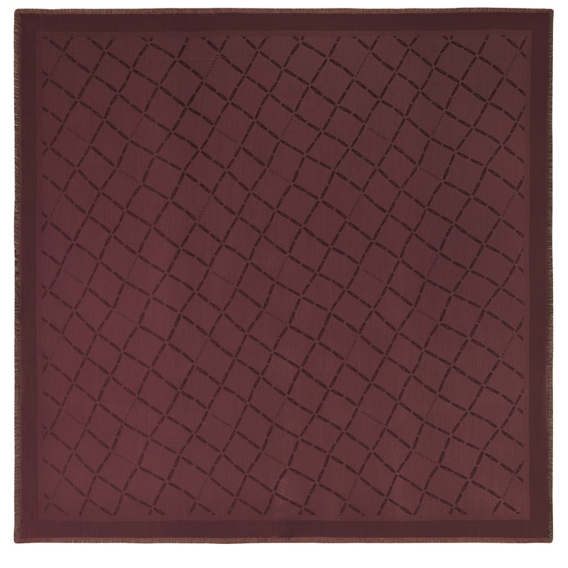 Roseau Shawl Plum - Silk Blend 1