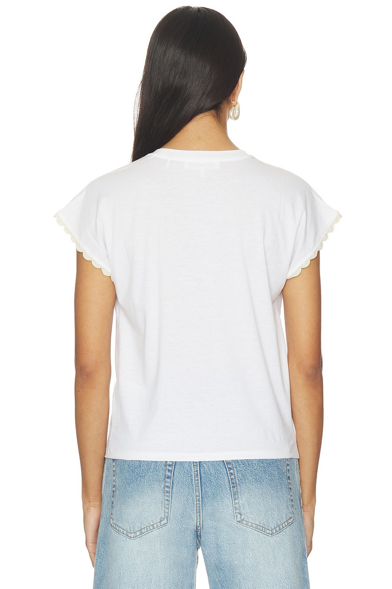 FRAME The Crochet Muscle Tee outlook