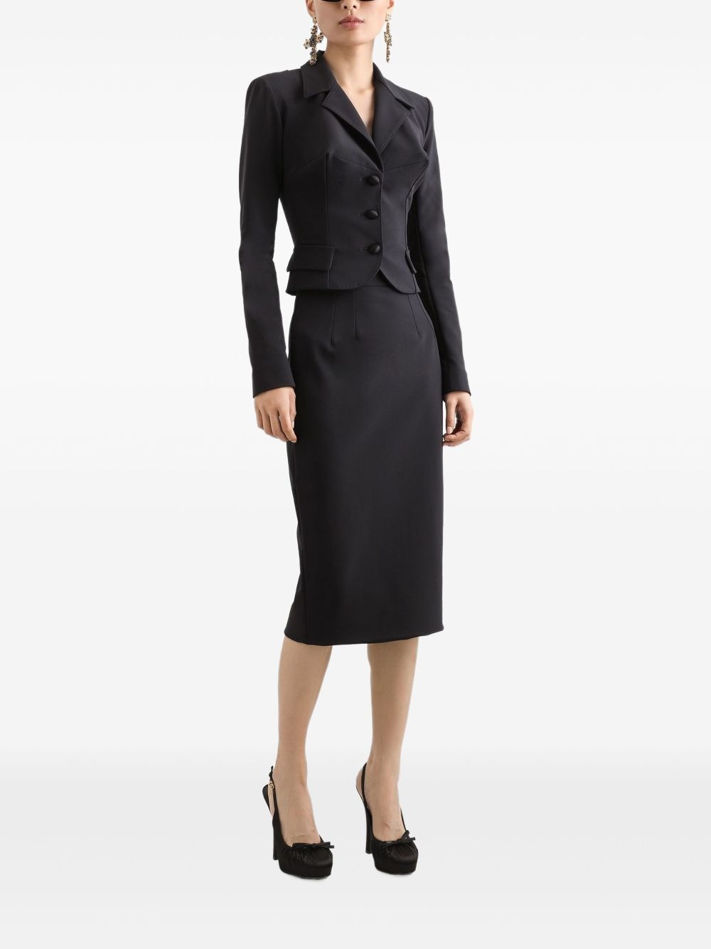 sculpted blazer - 2