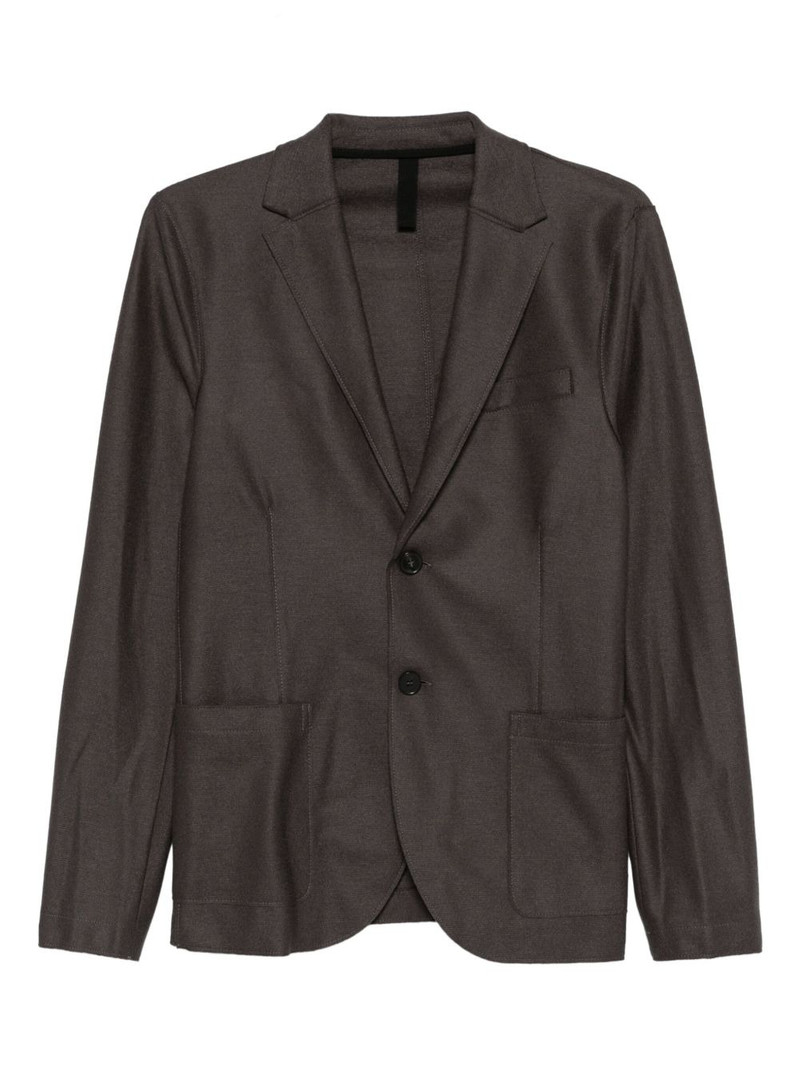 single-breasted virgin-wool blazer 1