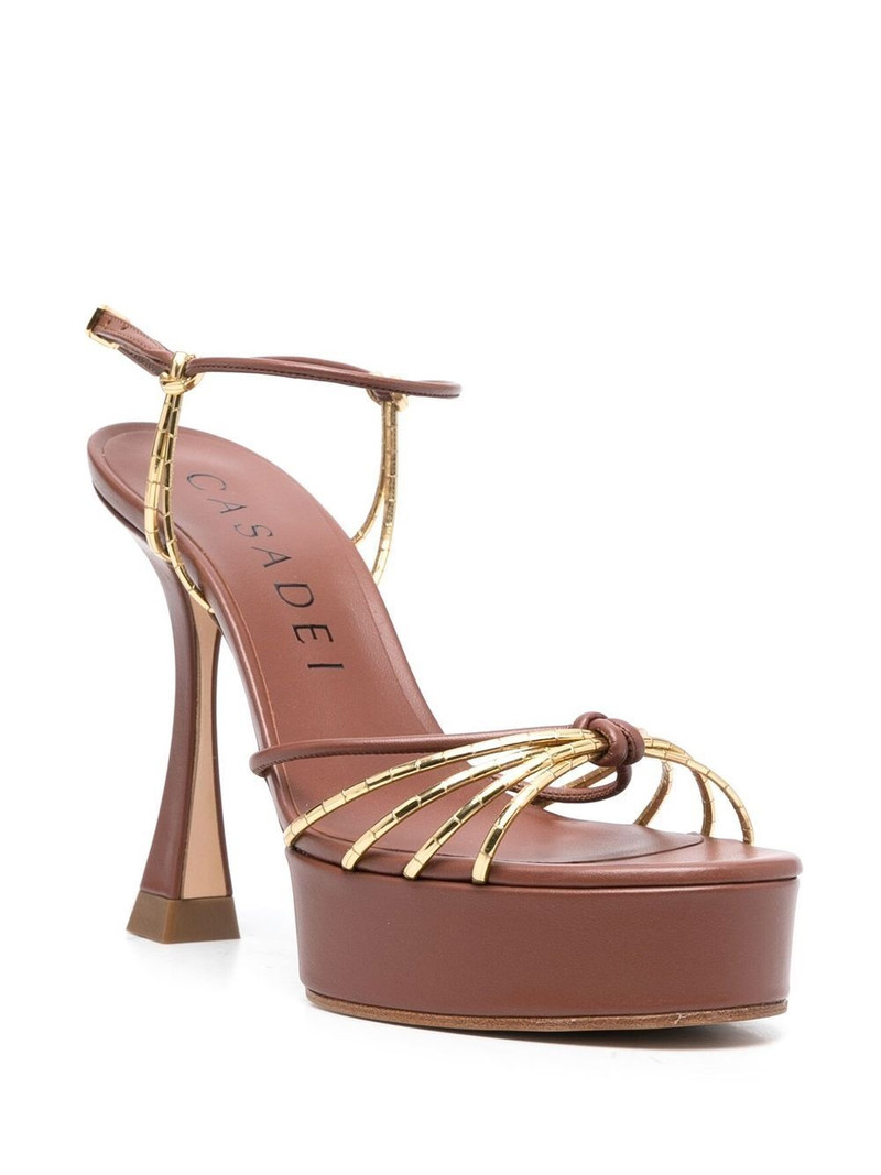 CASADEI Julia 120mm platform sandals outlook