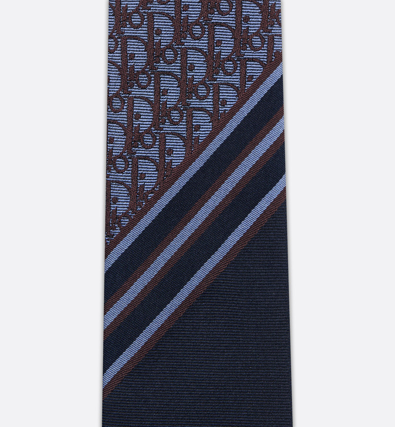 Striped Dior Oblique Tie 5